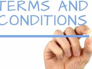 Terms and conditions