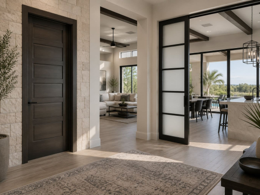 Modern Interior Doors in Texas: Best Styles for Heat, Light, and Open Spaces