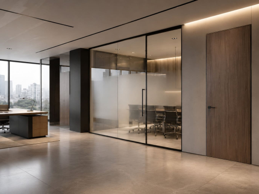 Office Interior Doors: Minimalism and Elegance
