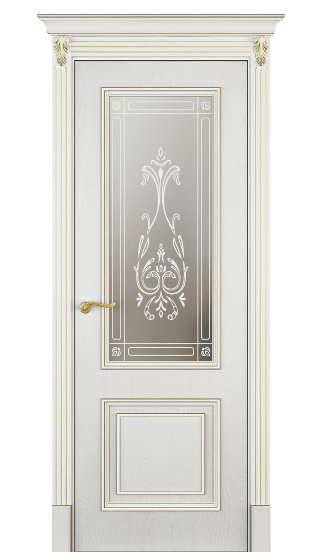 Image Mareta Vetro Interior Door White Ash 0