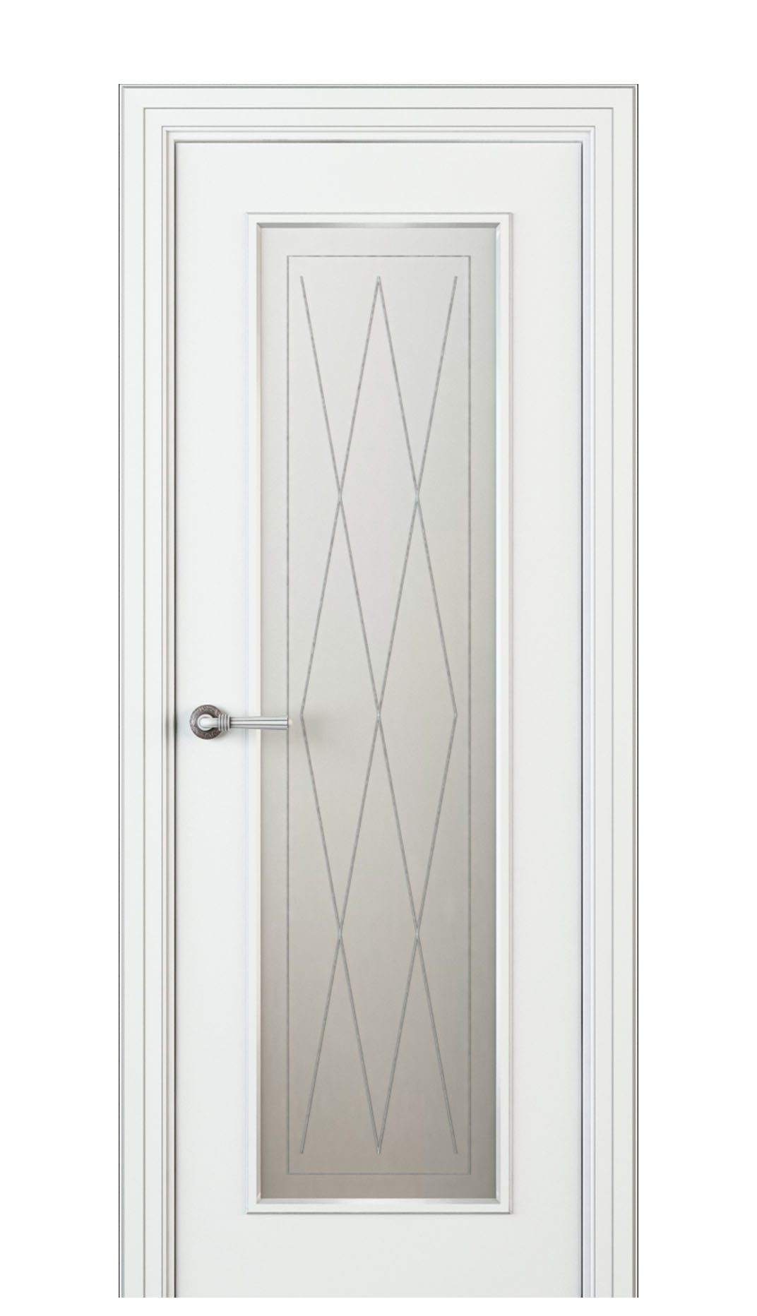 Image Radicosa Vetro Interior Door Italian Enamel White 0