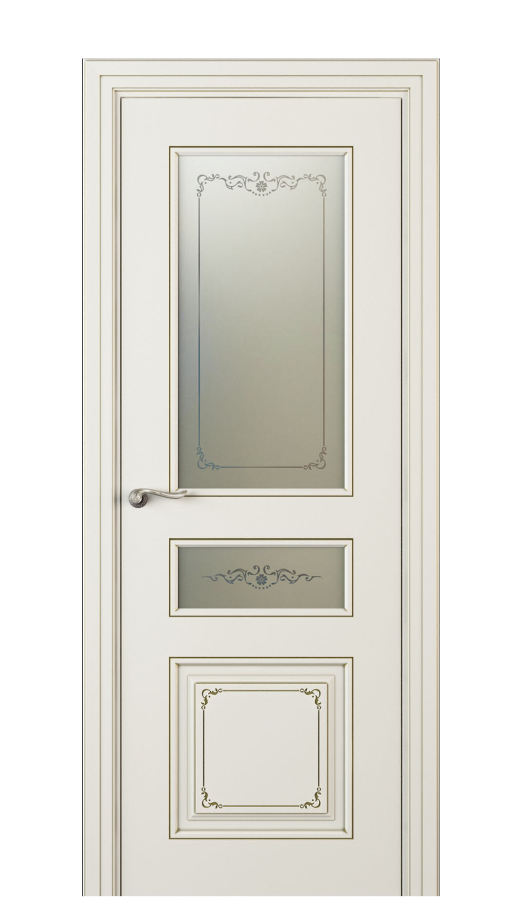 Image Fabrizia Vetro Duo Interior Door Italian Enamel 9010 0