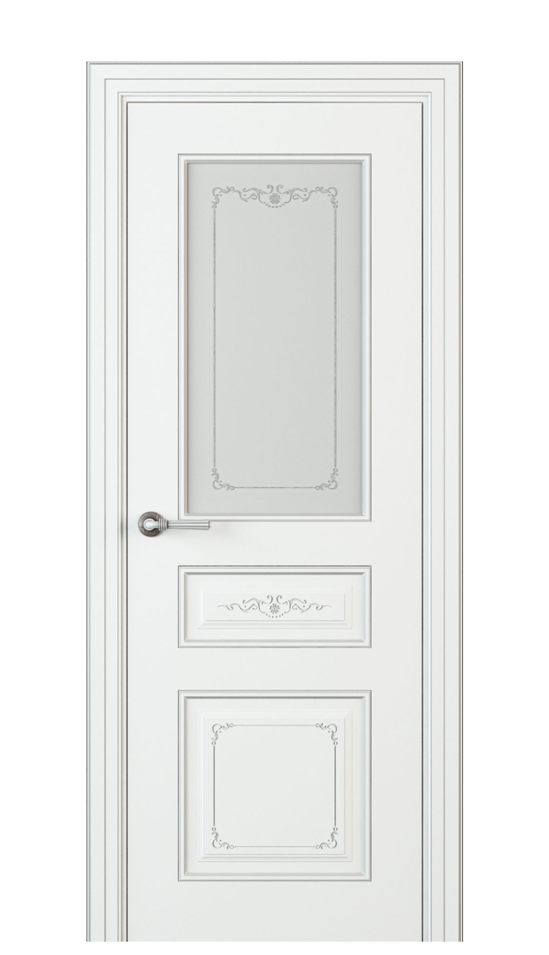 Image Fabrizia Vetro Interior Door Italian Enamel White 0