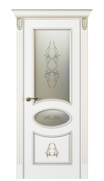 Image Nikkolo Vetro Duo Interior Door Italian Enamel White 1