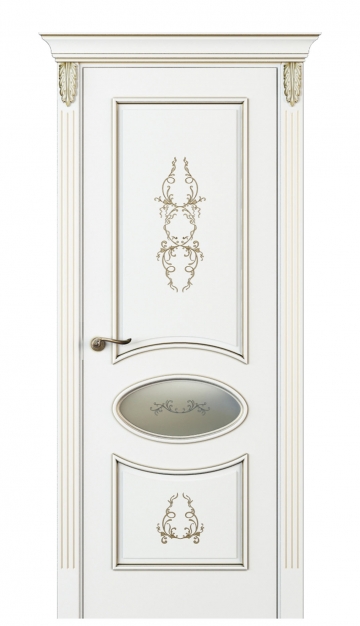 Image Nikkolo Inserto Interior Door Italian Enamel White 1