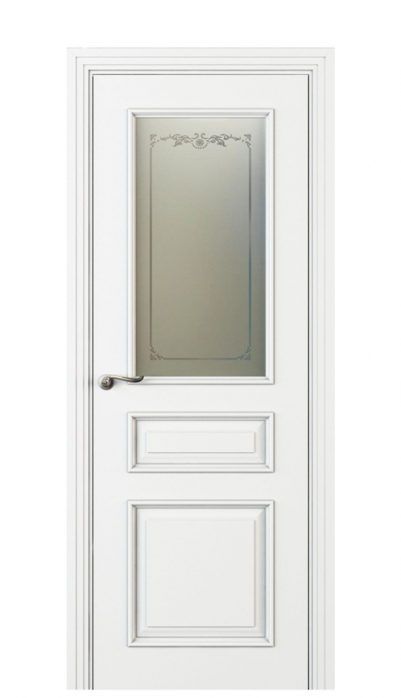 Image Fellini Vetro Interior Door Italian Enamel White 1