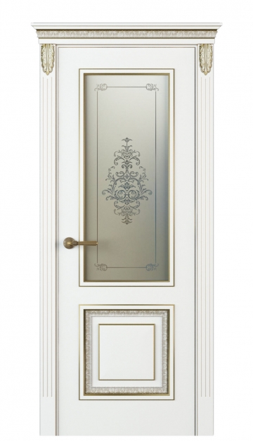 Image Molinella Vetro Interior Door Italian Enamel White 1