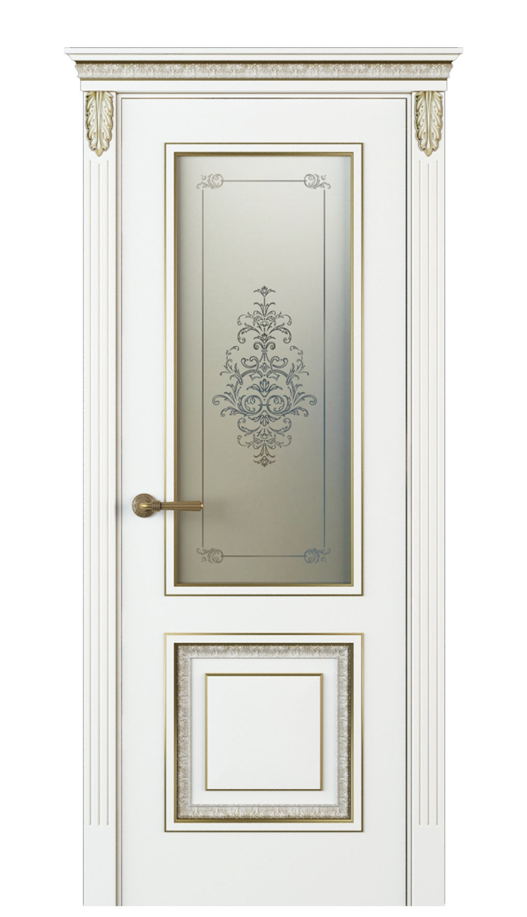 Image Molinella Vetro Interior Door Italian Enamel White 0
