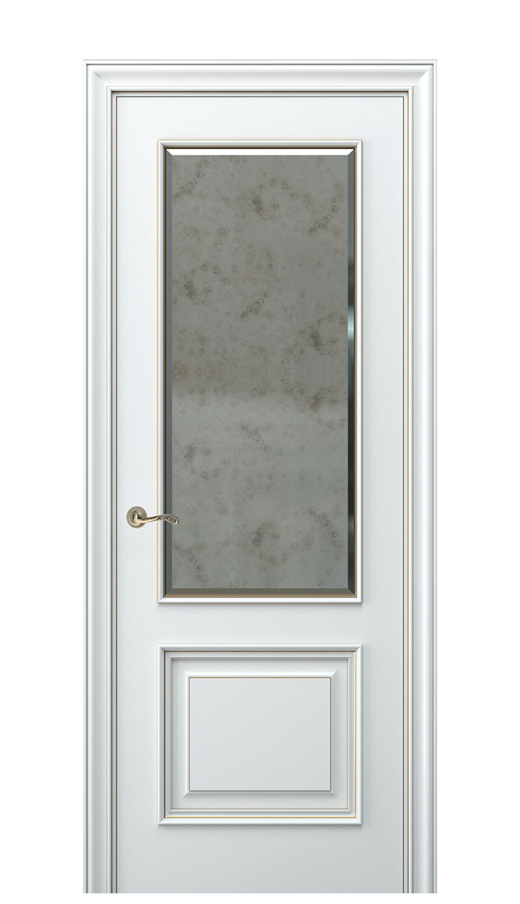 Image Nora Interior Door Italian Enamel White 0