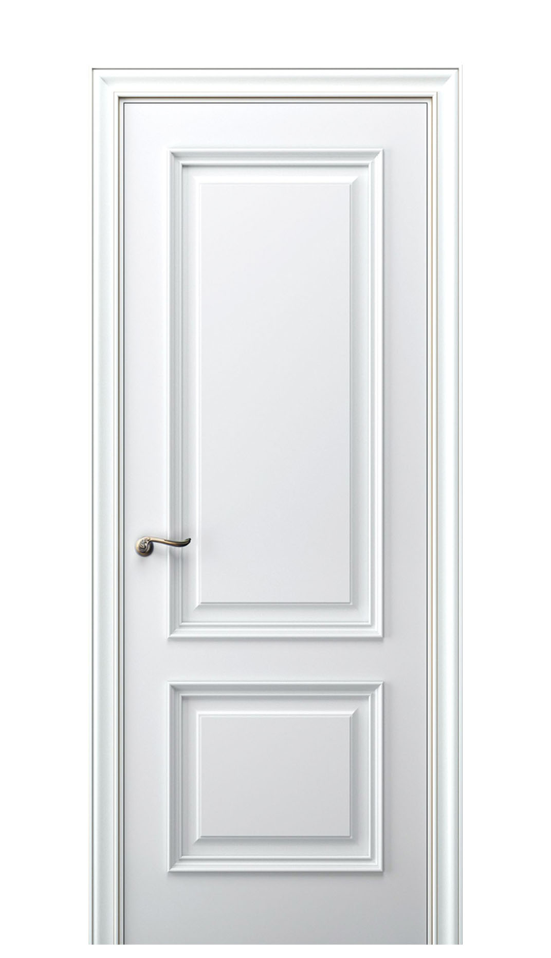 Image Nola Interior Door Italian Enamel White 0