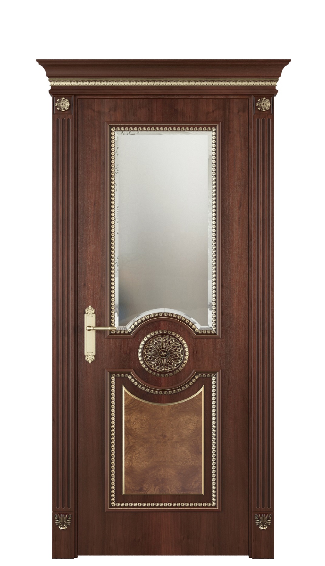 Image Alessandria Vetro Interior Door Stained Oak 0