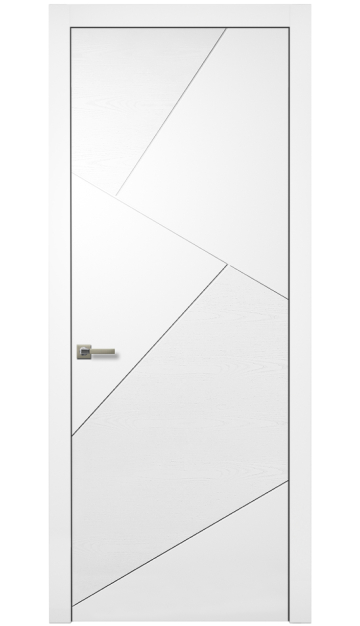 Image Arto Interior Door Italian Enamel White / White Ash 1