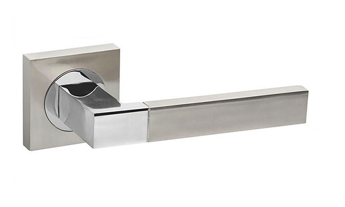 Image European Handle ETHNO satin nickel / polished chrome 0