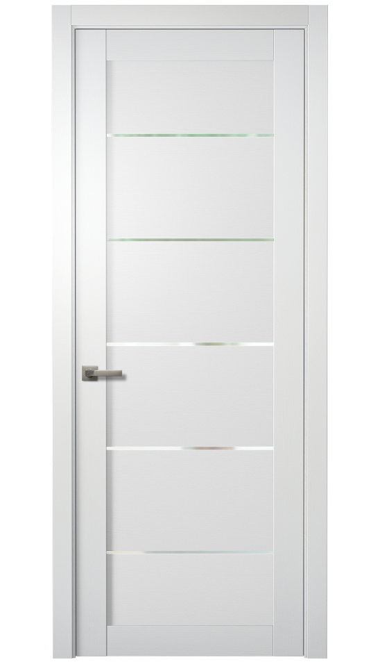 Image Tia Interior Door Bianco Noble/Frosted Glass 0