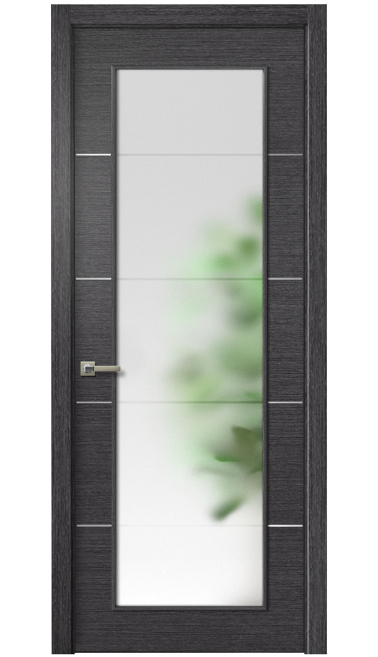 Image Versa Vetro Interior Door Black Apricot 1