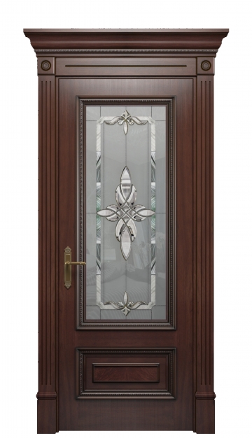 Image Imperia Vetro Interior Door Stained Oak 1