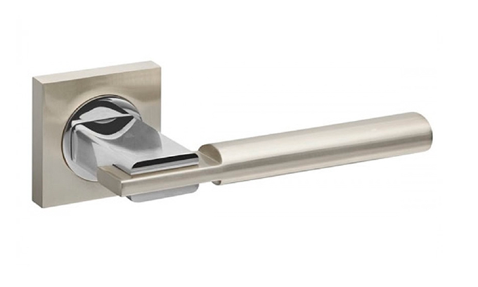 Image European Handle JAZZ satin nickel / polished chrome 0