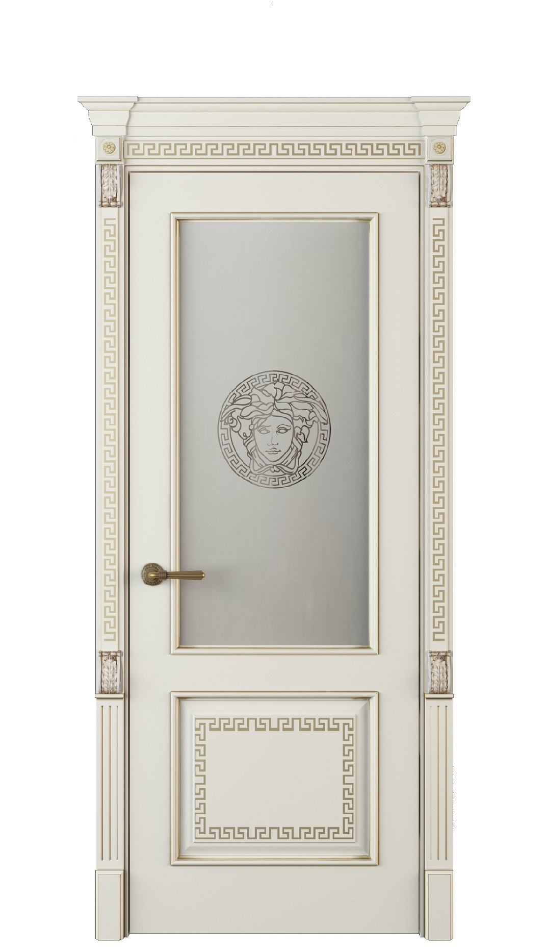 Image Medusa Vetro Interior Door Royal White Oak 0