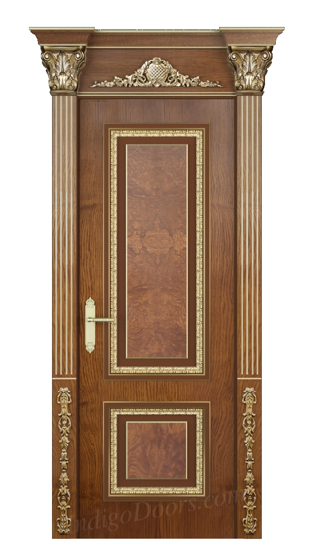 Image Verona Interior Door Stained Oak 0