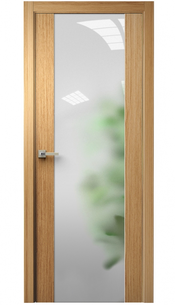 Image Vetra Interior Door Natural Oak / Frosted Glass 1