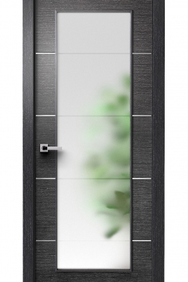 Image Versa Vetro Interior Door Black Apricot 2