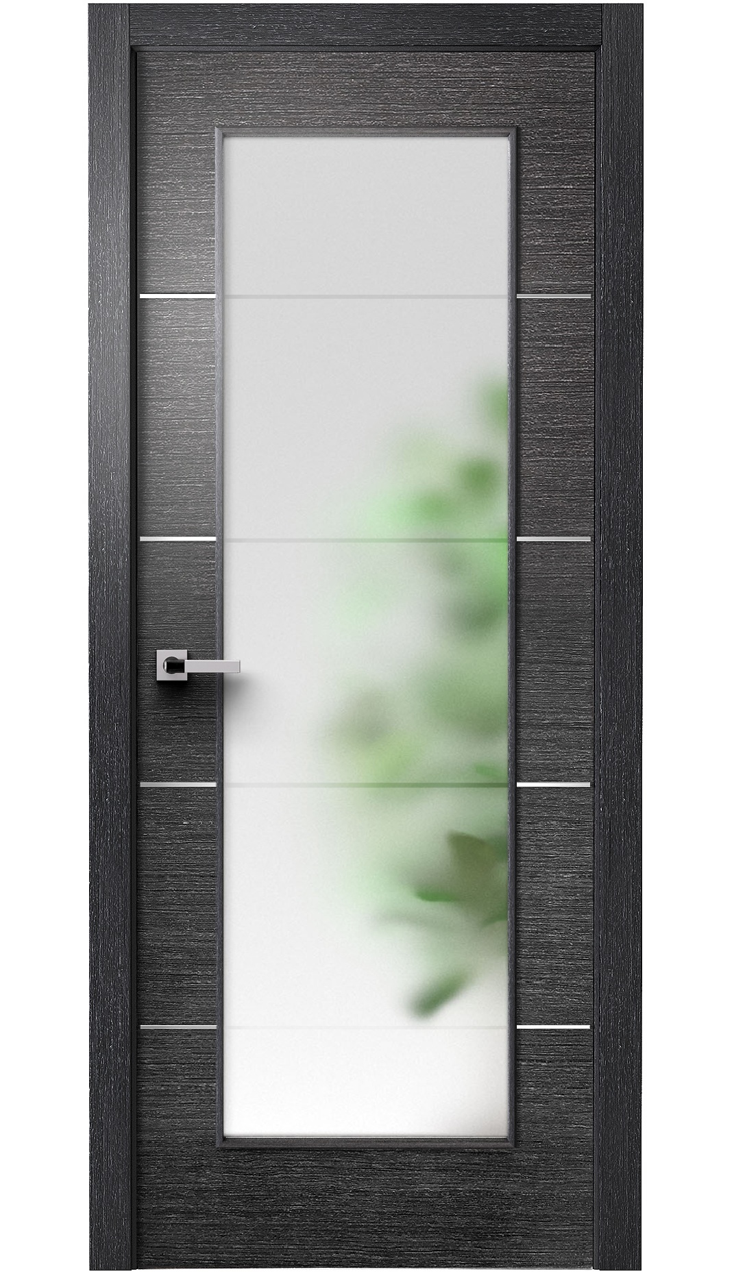 Image Versa Vetro Interior Door Black Apricot 1