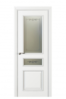 Image Fellini Vetro Duo Interior Door Italian Enamel White 2