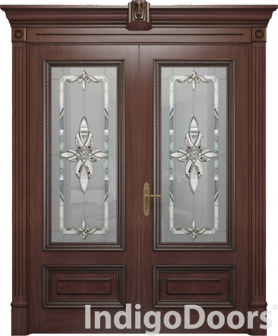 Image Imperia Vetro Interior Door Stained Oak 3
