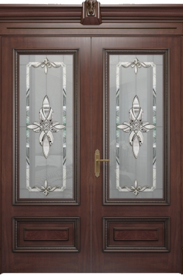 Image Imperia Vetro Interior Door Stained Oak 3