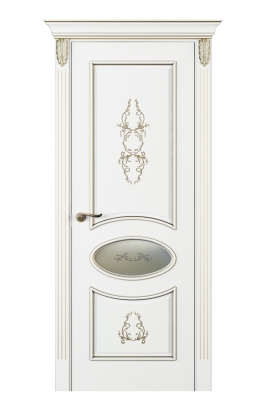 Image Nikkolo Inserto Interior Door Italian Enamel White 1