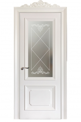 Image Floridia Vetro Interior Door Italian Enamel White 2