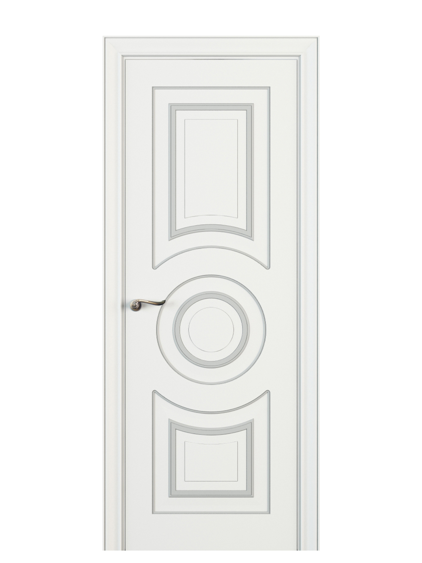 Image Viola Interior Door Italian Enamel White 1