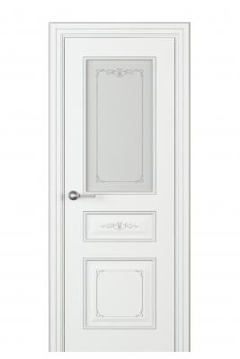 Image Fabrizia Vetro Interior Door Italian Enamel White 2