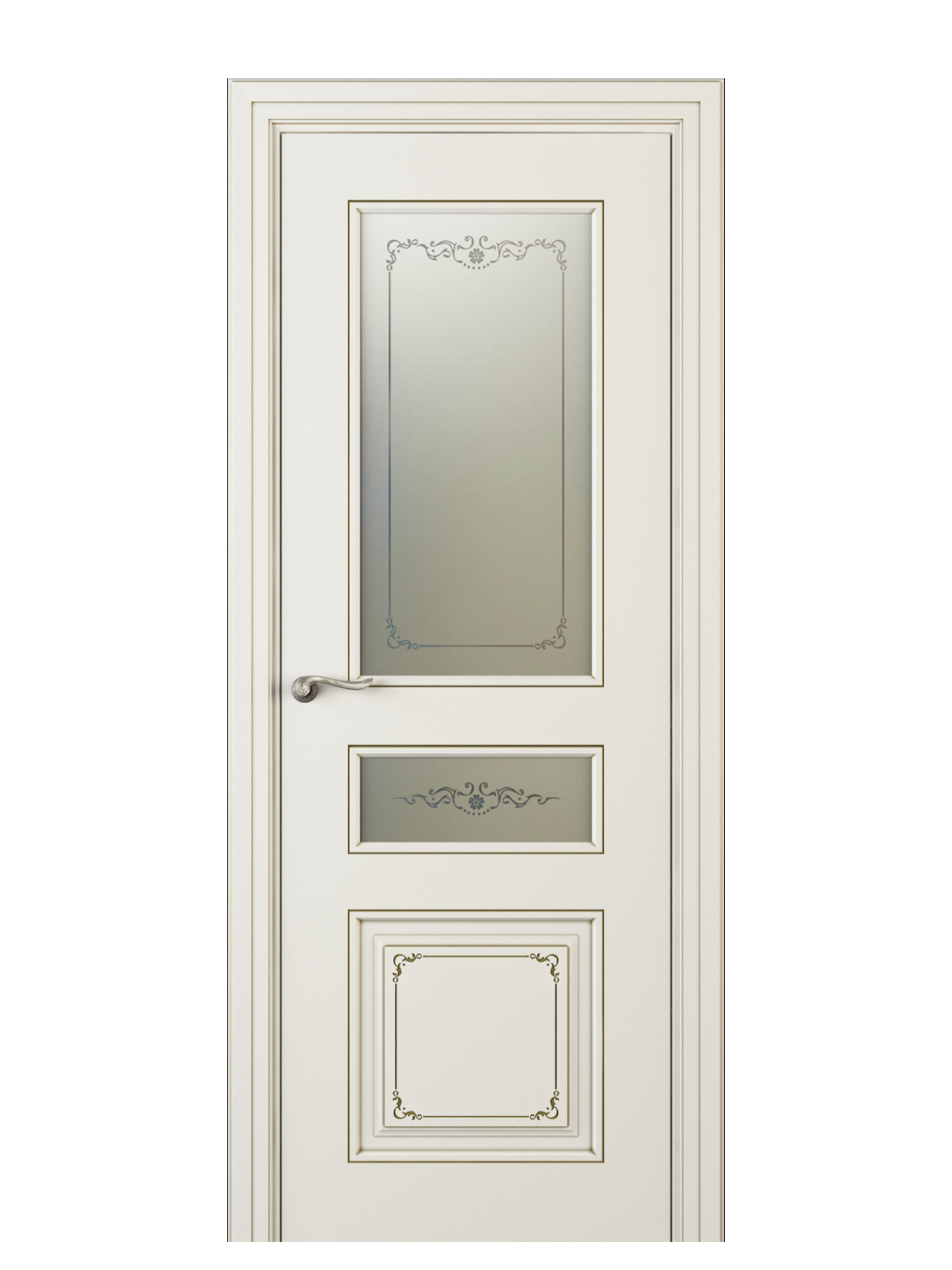 Image Fabrizia Vetro Duo Interior Door Italian Enamel 9010 1