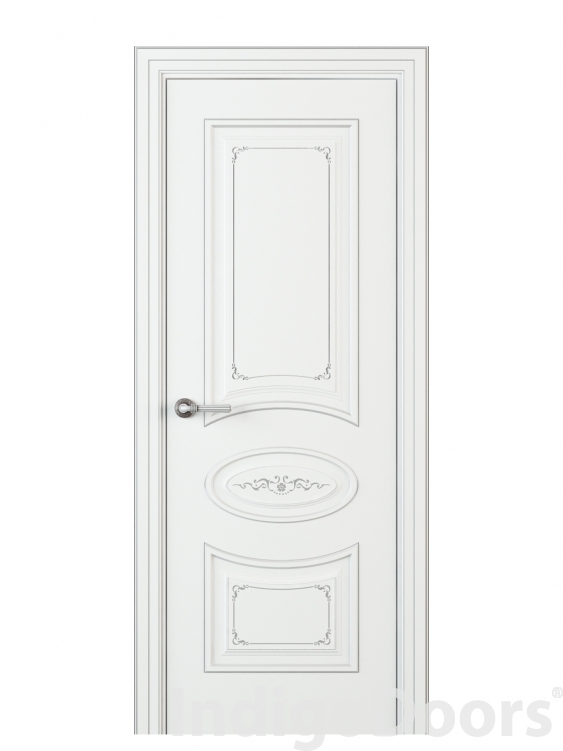 Image Amelia Interior Door Italian Enamel White 2