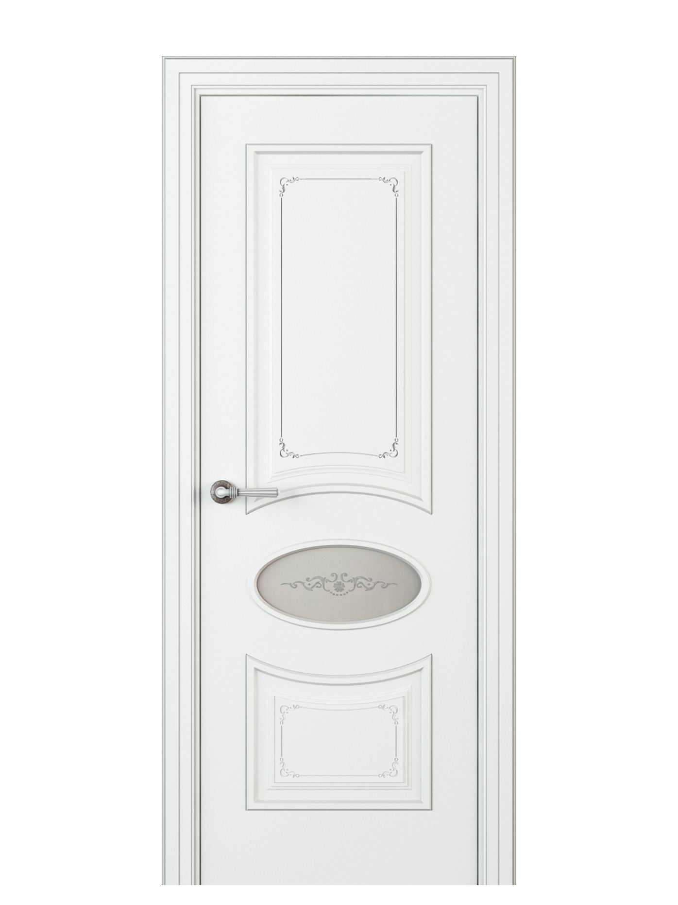 Image Amelia Incerto Interior Door Italian Enamel White 1