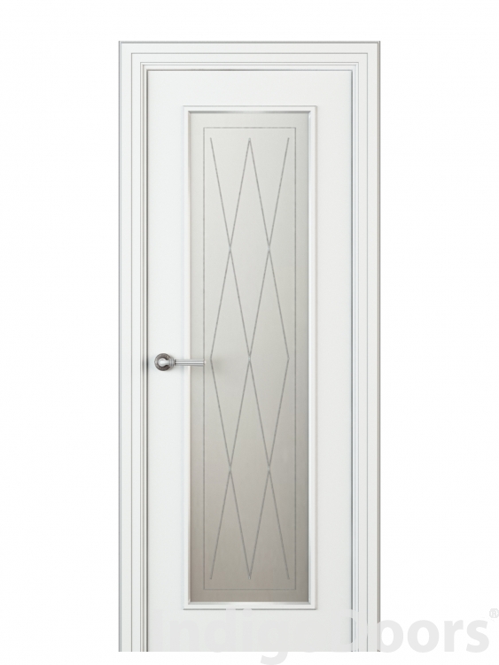 Image Radicosa Vetro Interior Door Italian Enamel White 2