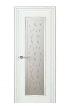 Image Radicosa Vetro Interior Door Italian Enamel White 2