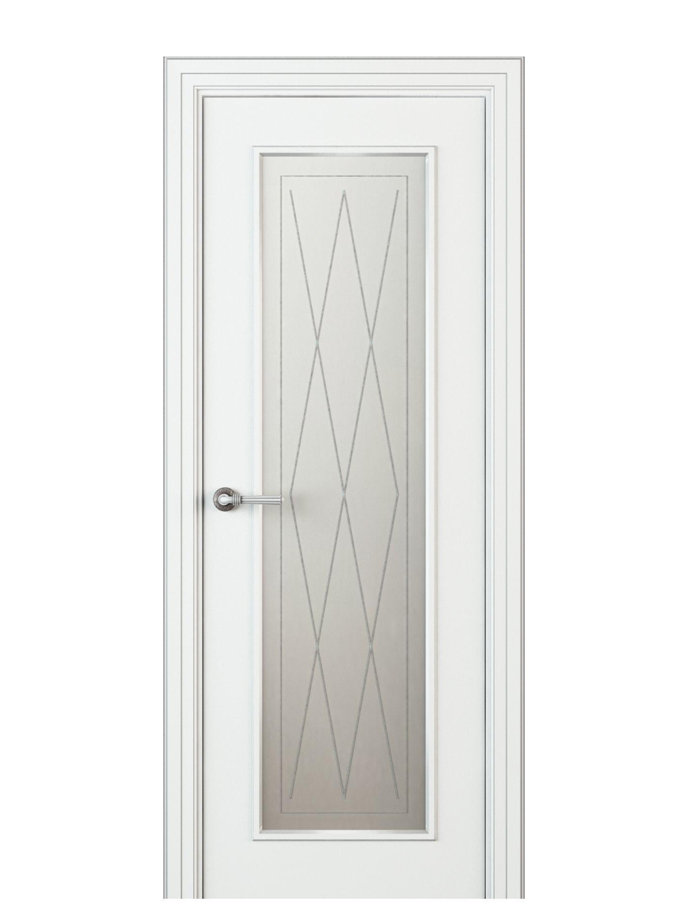 Image Radicosa Vetro Interior Door Italian Enamel White 1