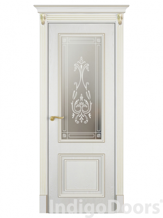 Image Mareta Vetro Interior Door White Ash 2