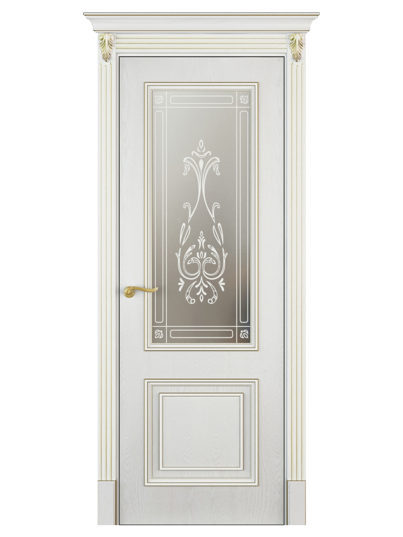 Image Mareta Vetro Interior Door White Ash 1