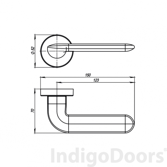 Image European Handle EXCALIBUR Chrome 5