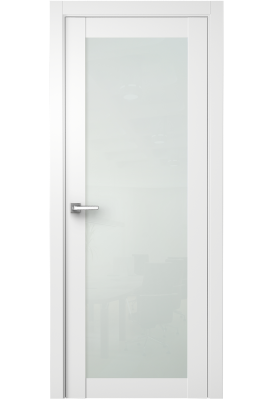 Image Nedovento Interior Door Soft Touch White/ White Triplex Glass 2