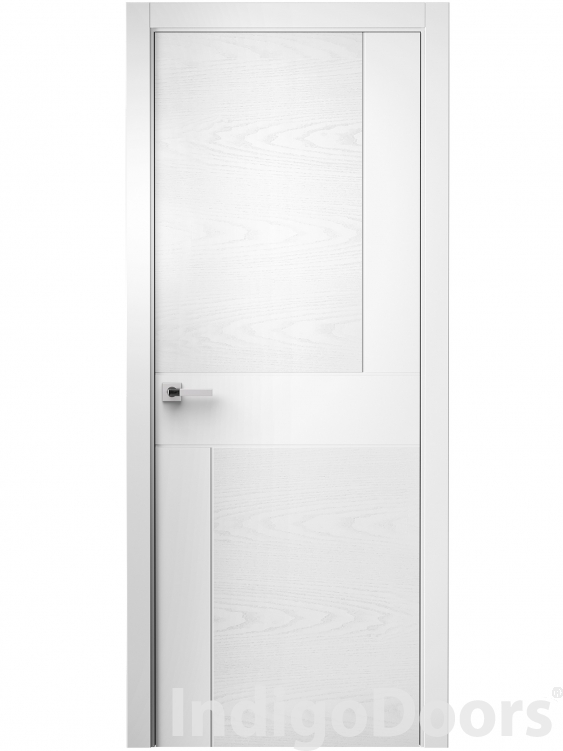 Image Komo Interior Door Italian Enamel White / White Ash 2