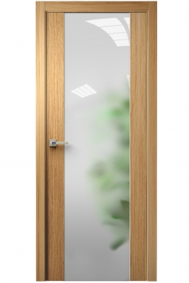 Image Vetra Interior Door Natural Oak / Frosted Glass 2