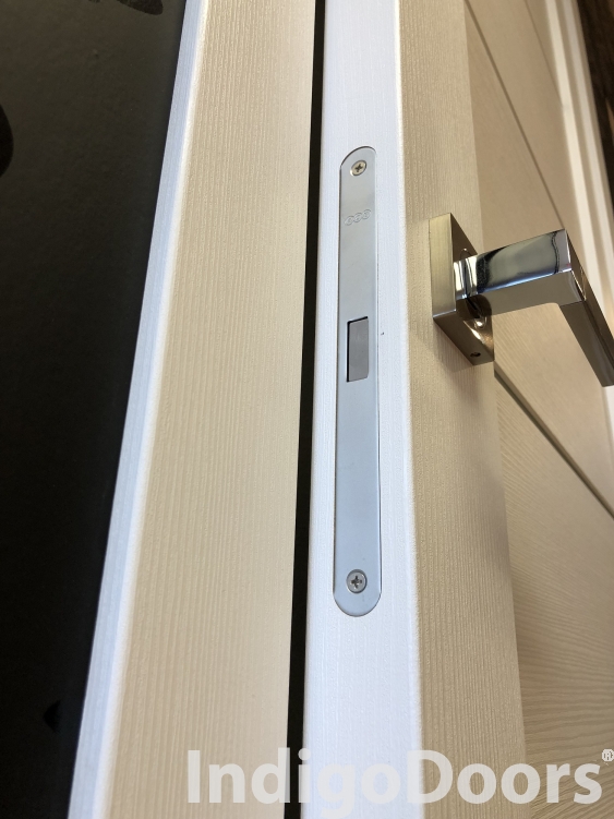 Image Tia Interior Door Bianco Noble/Frosted Glass 6