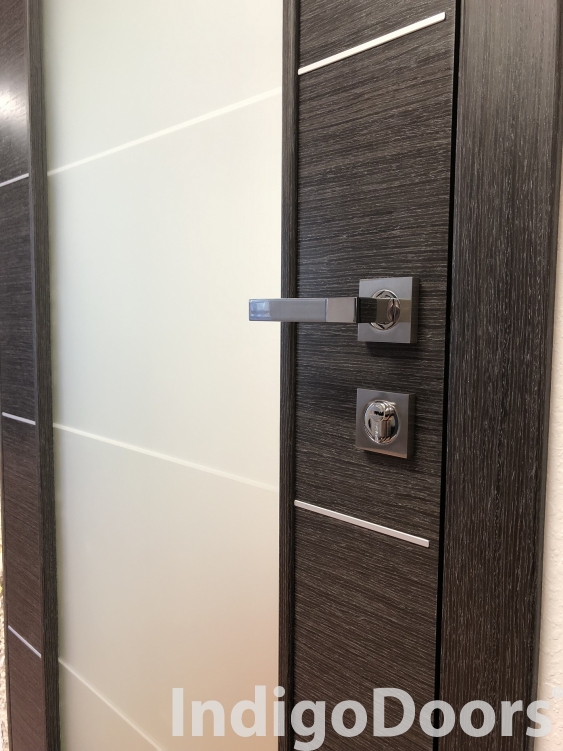 Image Versa Vetro Interior Door Black Apricot 3