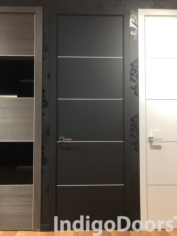 Image Kosmo Interior Door Diablo Black 4