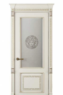 Image Medusa Vetro Interior Door Royal White Oak 2