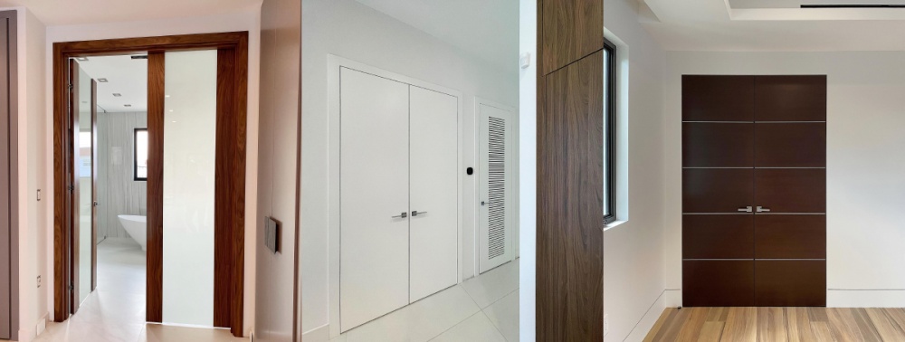 Interroom swing doors by Indigo Doors Florida
